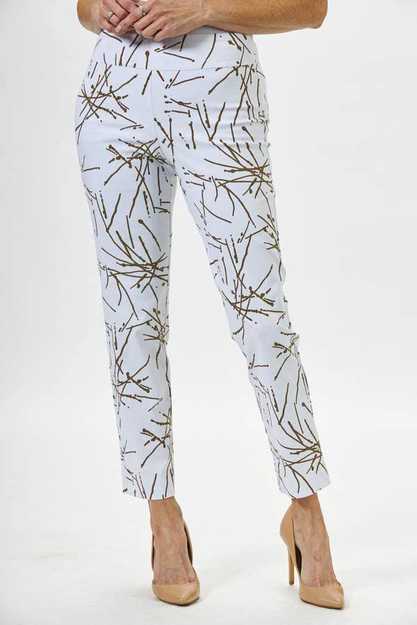 Krazy Larry P507 Pull on Pant - Taupe Firecracker