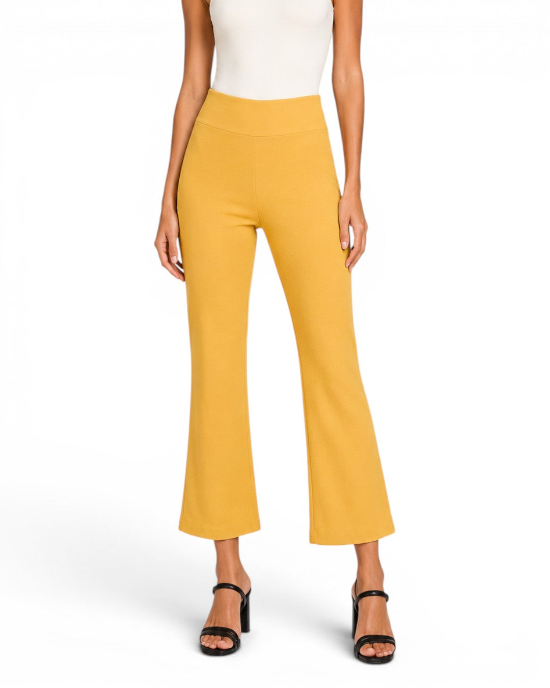 Krazy Larry P600 Pull on Wide Ankle Pant - Gold