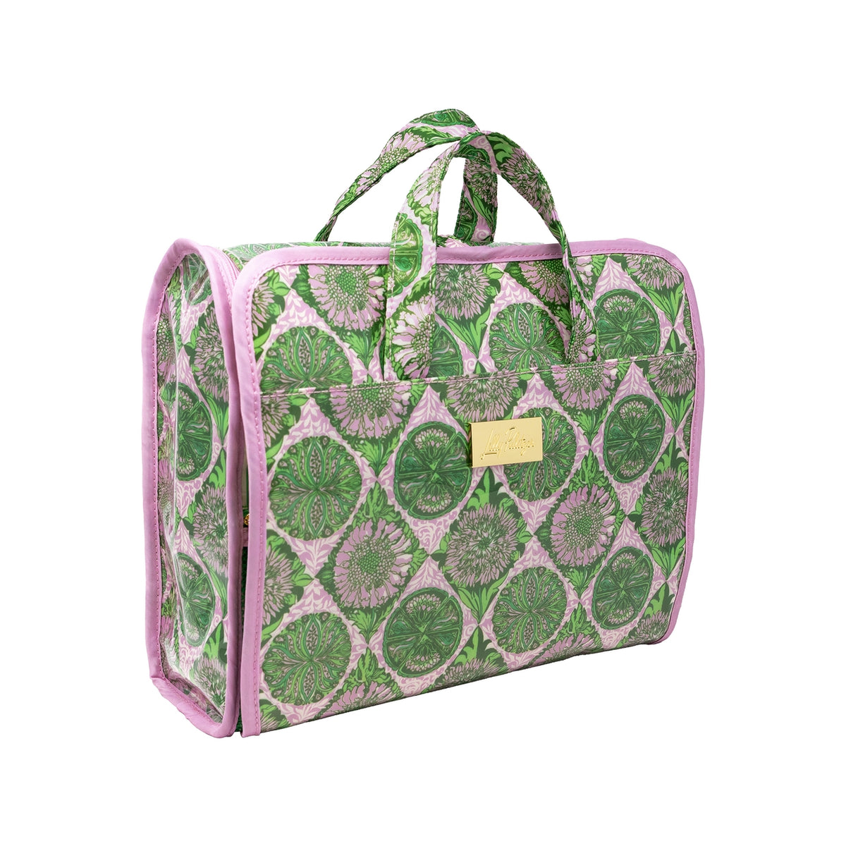 Hanging Toiletry Bag, Tropical Tiles