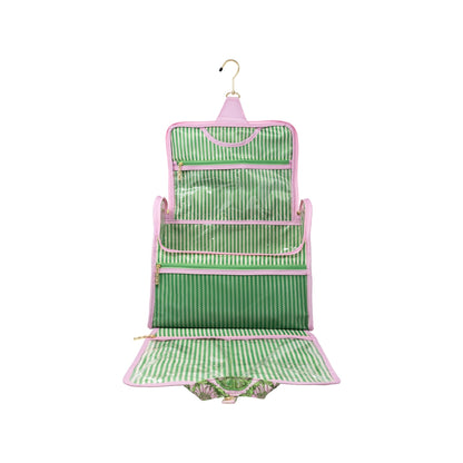 Hanging Toiletry Bag, Tropical Tiles
