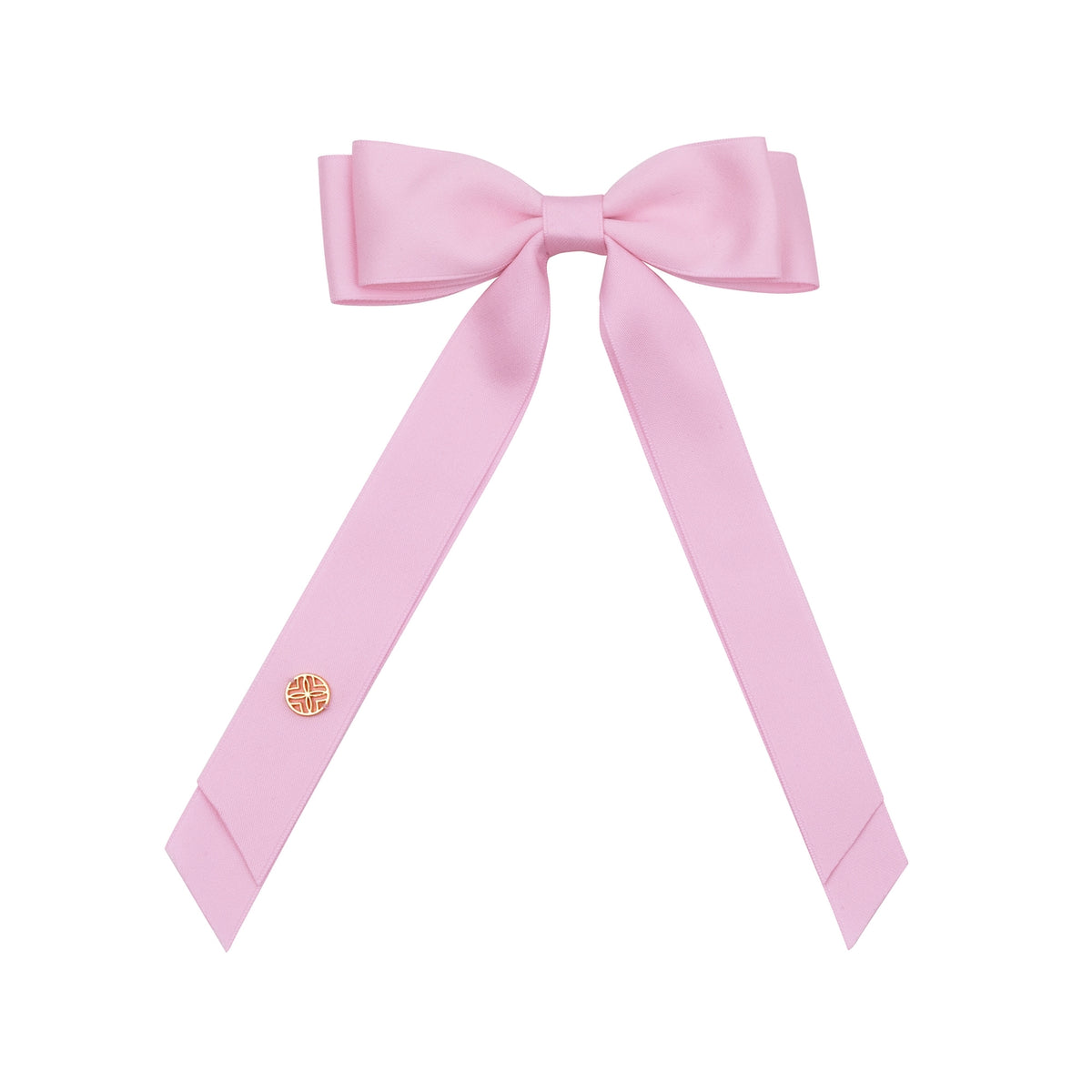 Bow Clip, Oleander Pink