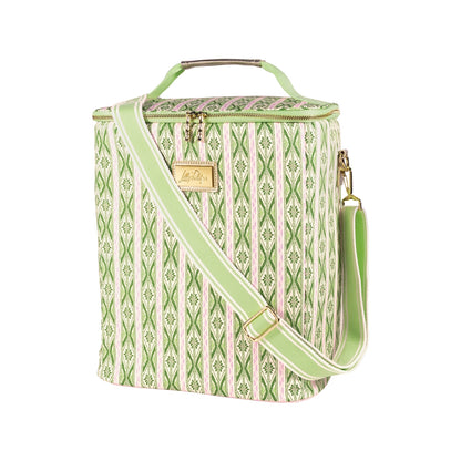 Wine Carrier, Ikat Stripe