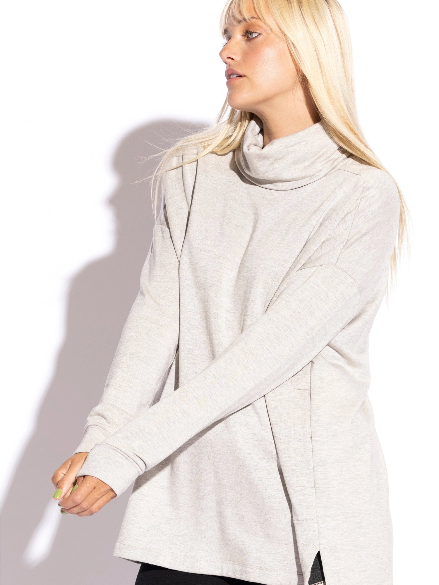 Capote | Relaxed Fit Turtle Neck Top