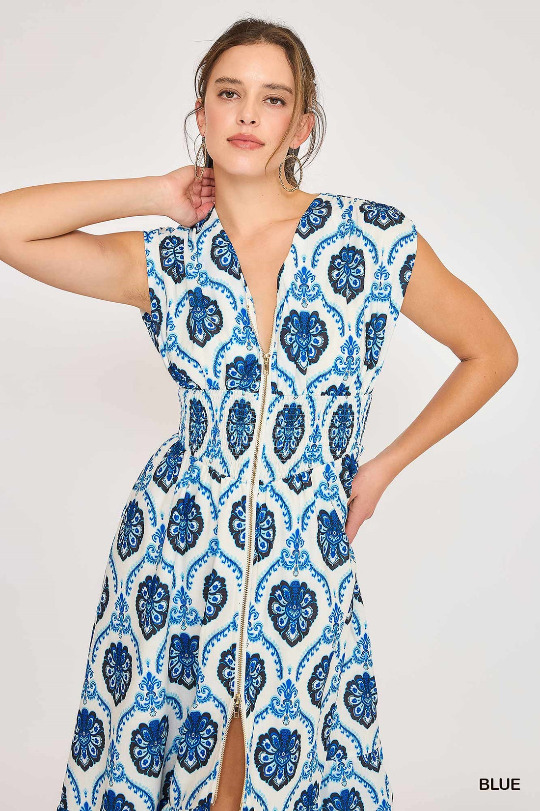Umgee USA | Boho Chic Button-Down Midi Dress