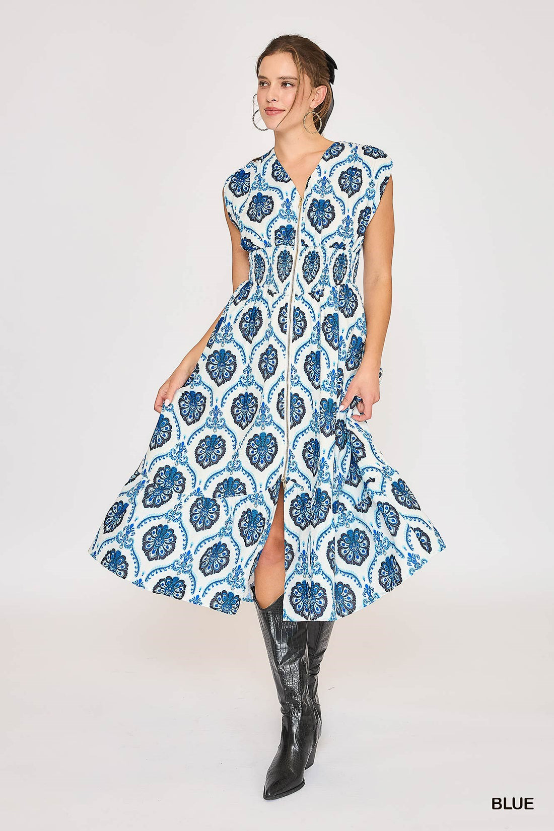 Umgee USA | Boho Chic Button-Down Midi Dress