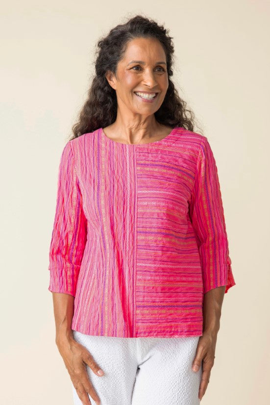 Habitat | Baja Weave Button Back Pullover