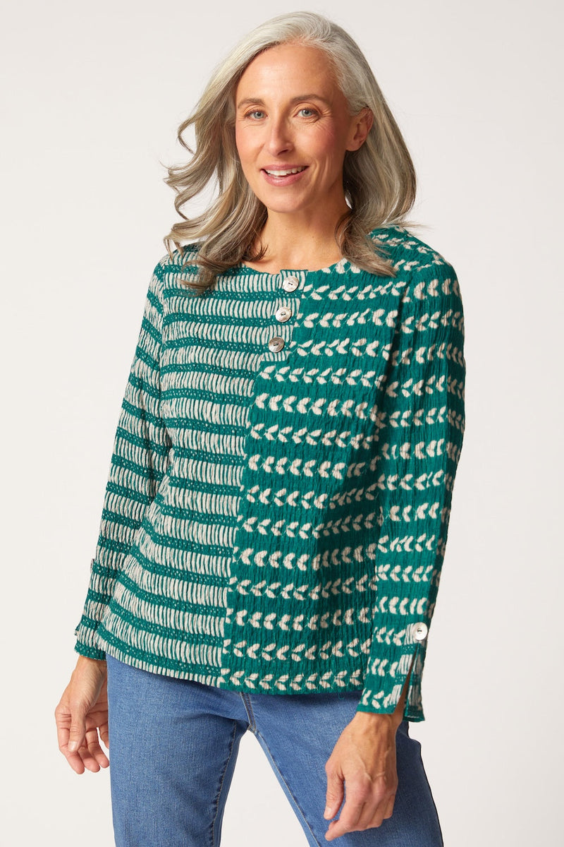 Habitat | Mixed Batiks Mixed Print Pullover