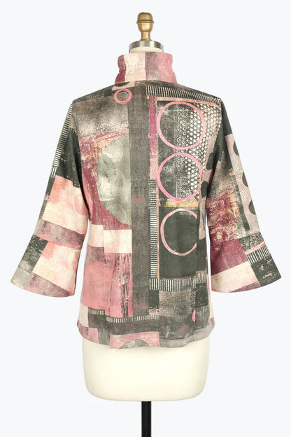 Damee | Oil Painting Micro-Suede Jacket