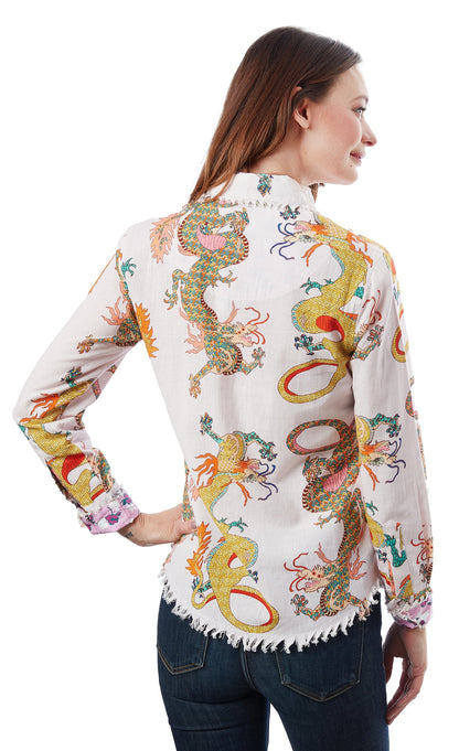 Cape Cod Frnge Details Baby Pink Dragon