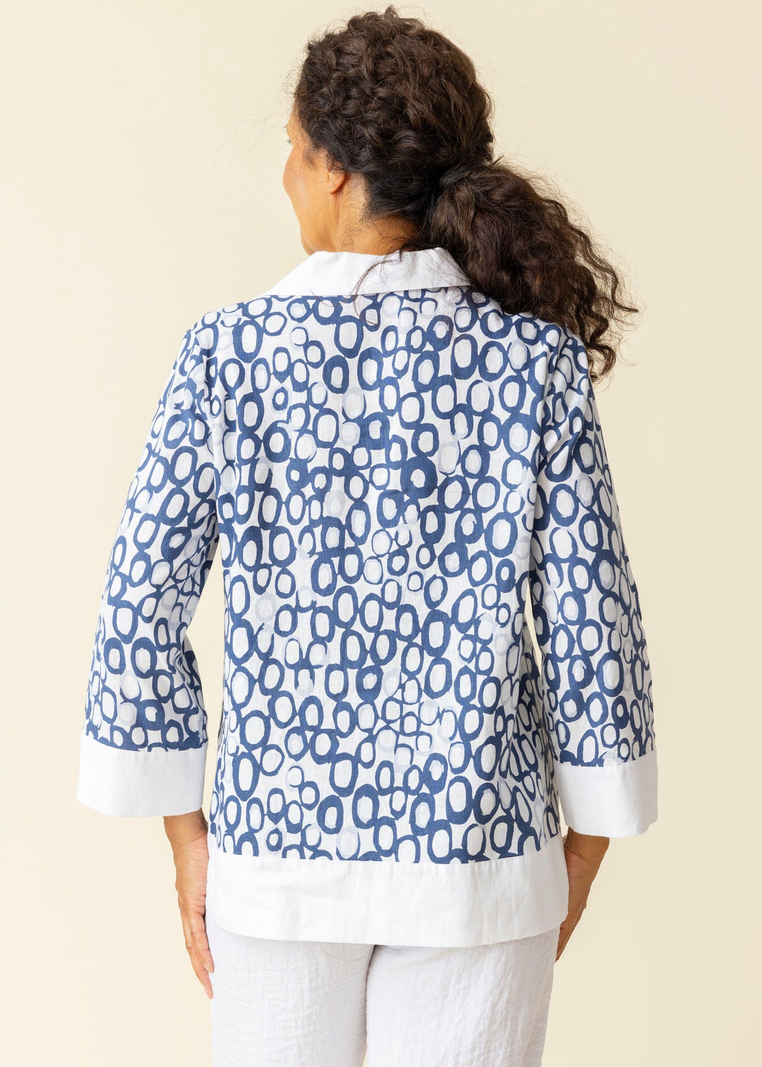Habitat | Linen Inner Circle Cool Caftan Top