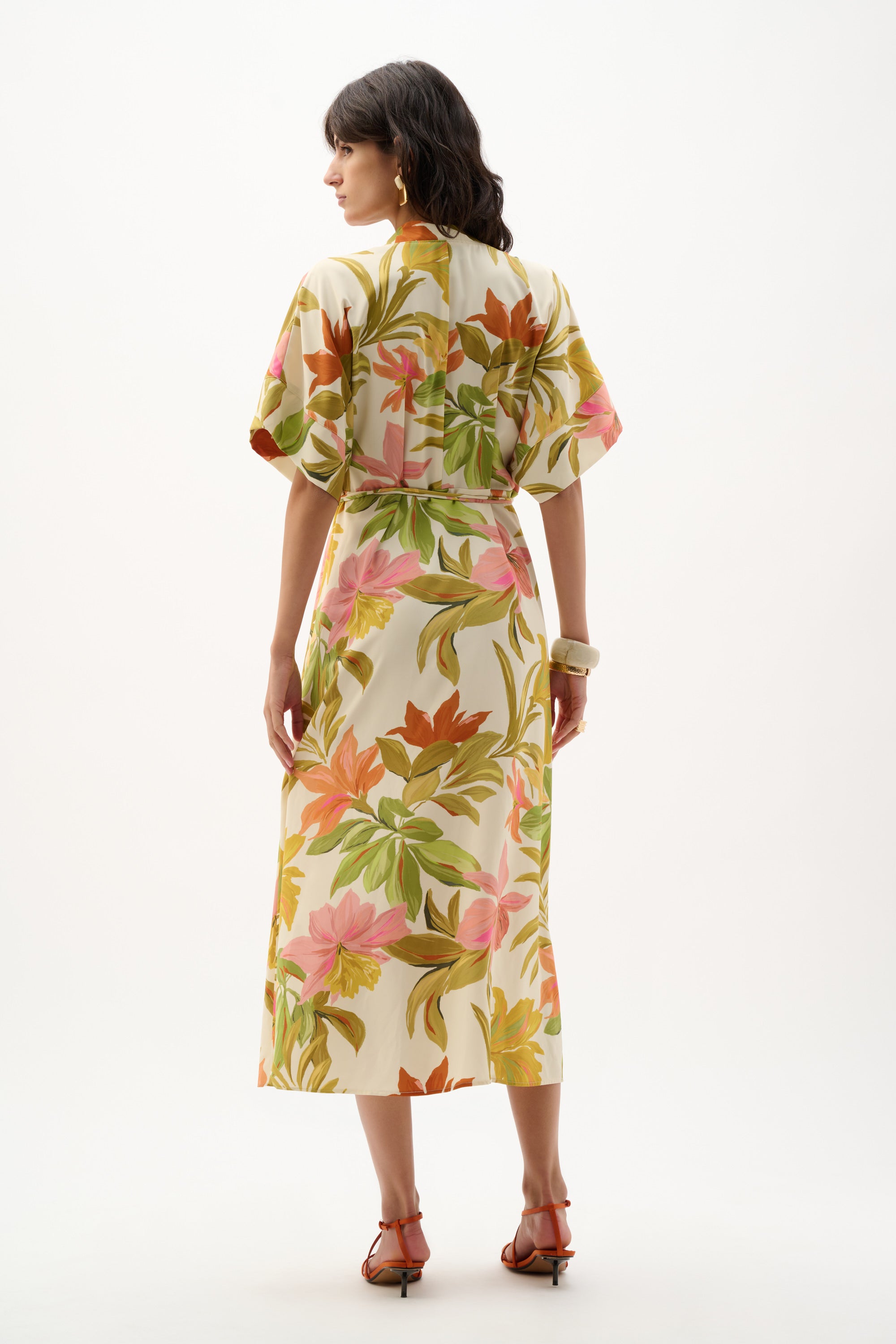 Tropical Print Dress