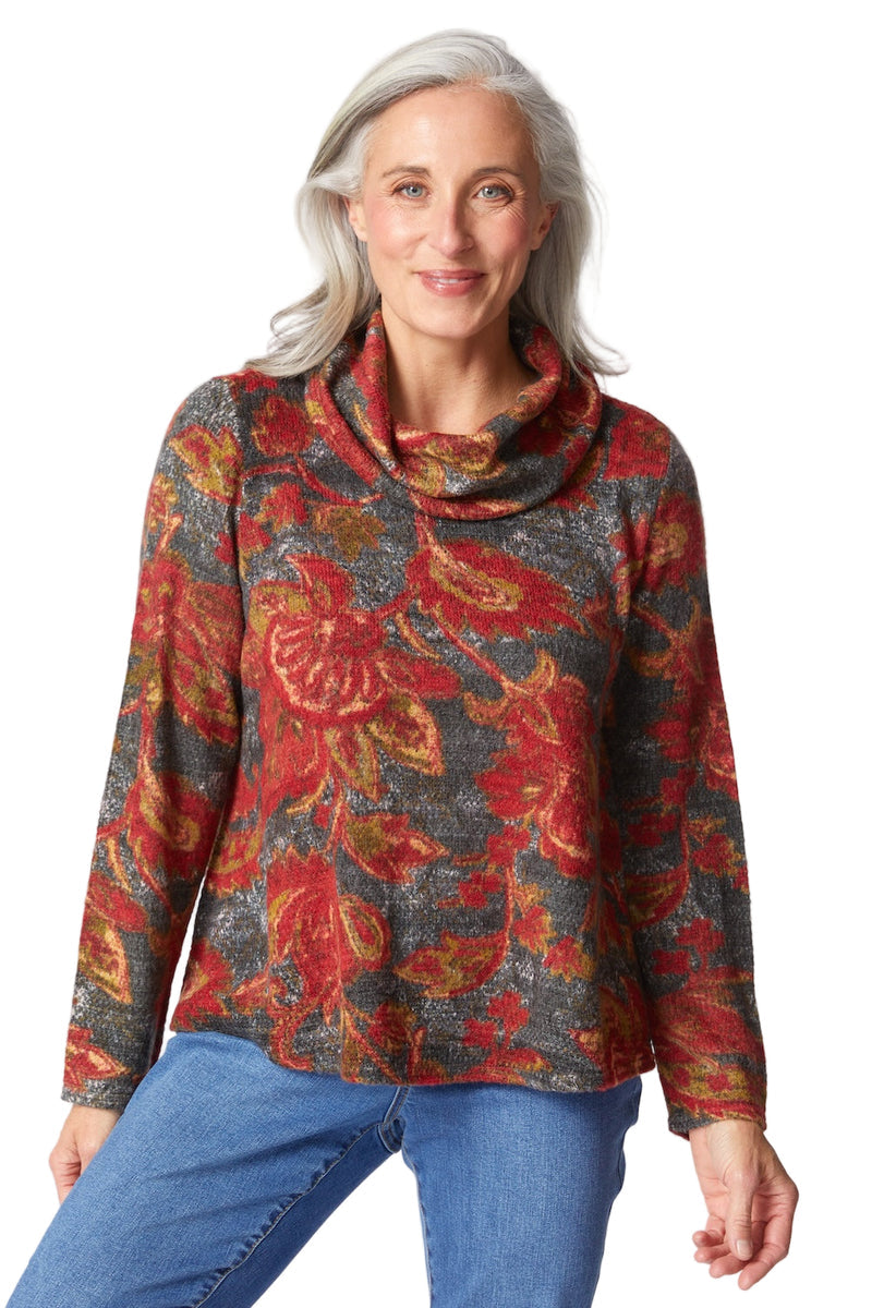 Habitat | Aspen Knit Brushstrokes Easy Cowl Pullover