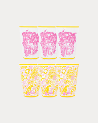 Pool Cup Set - Multi Royal Zoo