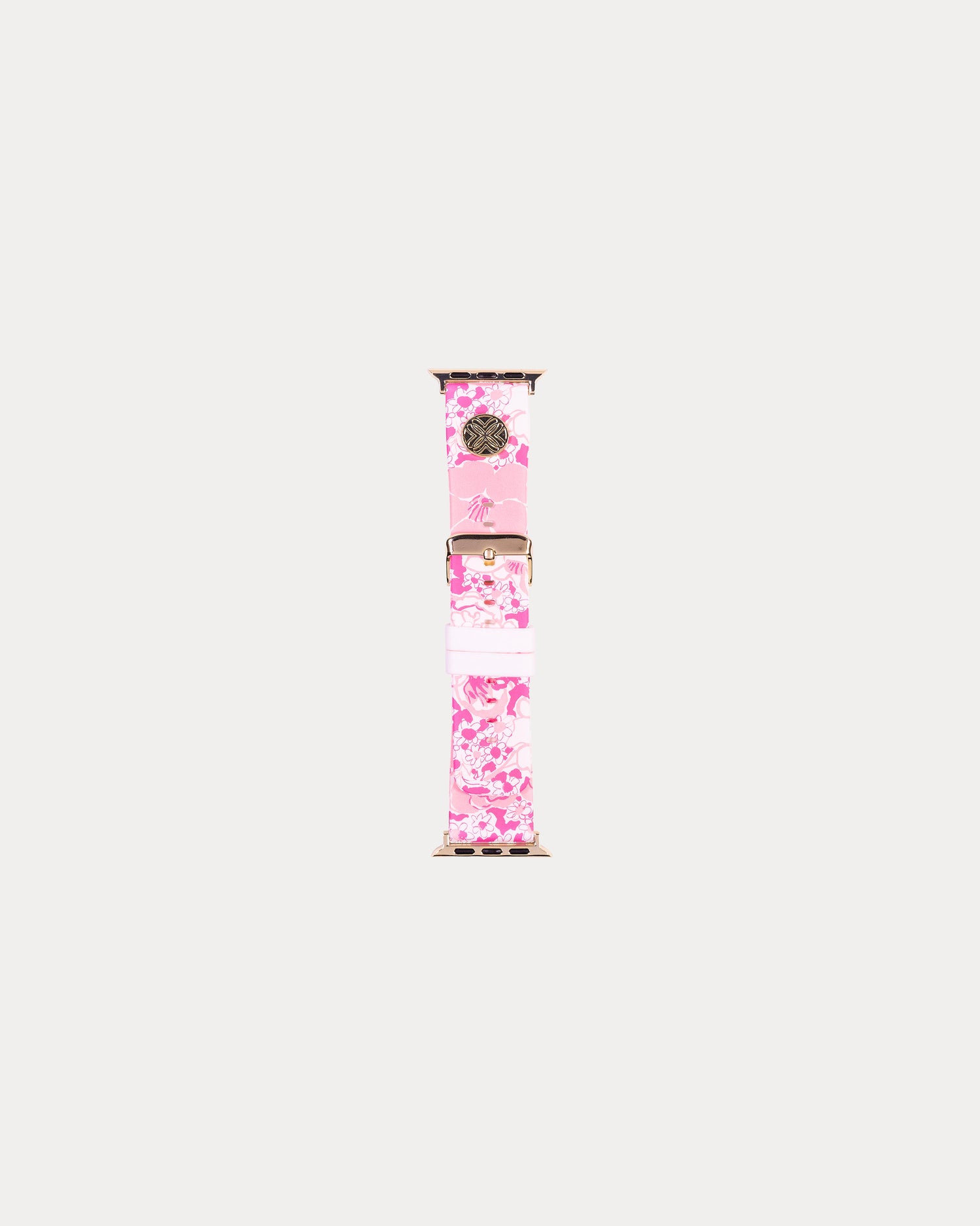 Silicone Apple Watch Band, Conch Shell Pink Burst of Joy