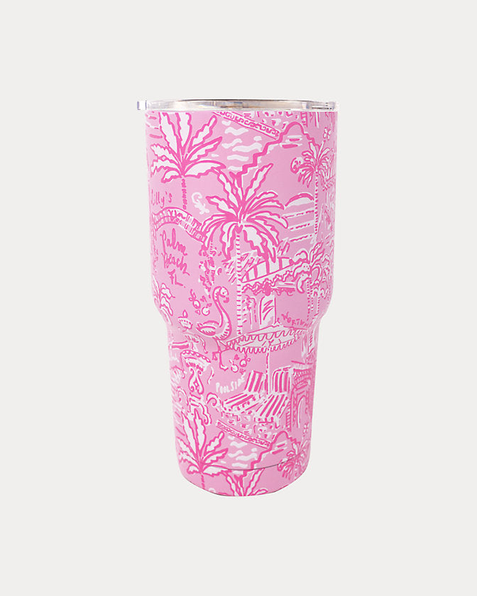 Lilly Pulitzer | Stainless Steel Tumbler (30 Oz) - Palm Beach Playground