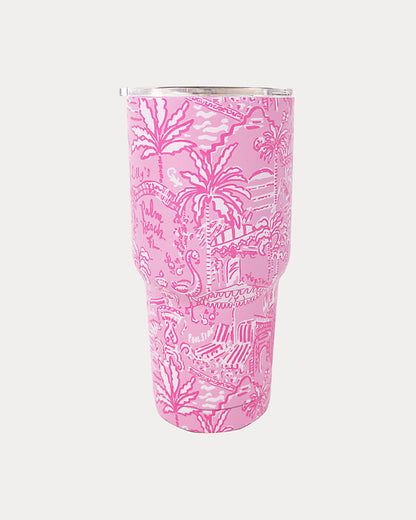 Lilly Pulitzer | Stainless Steel Tumbler (30 Oz) - Palm Beach Playground