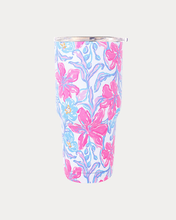 Lilly Pulitzer | Stainless Steel Tumbler (30 Oz) - Beachside Haven
