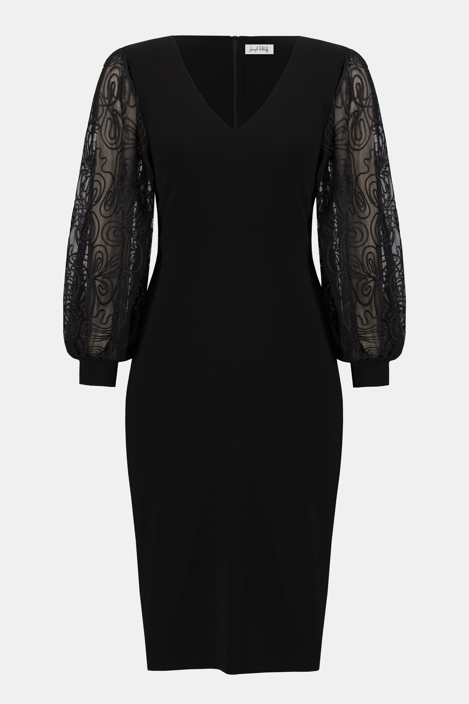 Joseph Ribkoff | Knit &amp; Mesh Sheath Dress