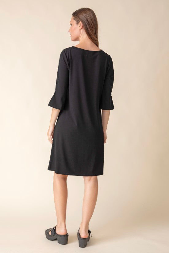 Habitat | Core Travel Solid City Dress - Black