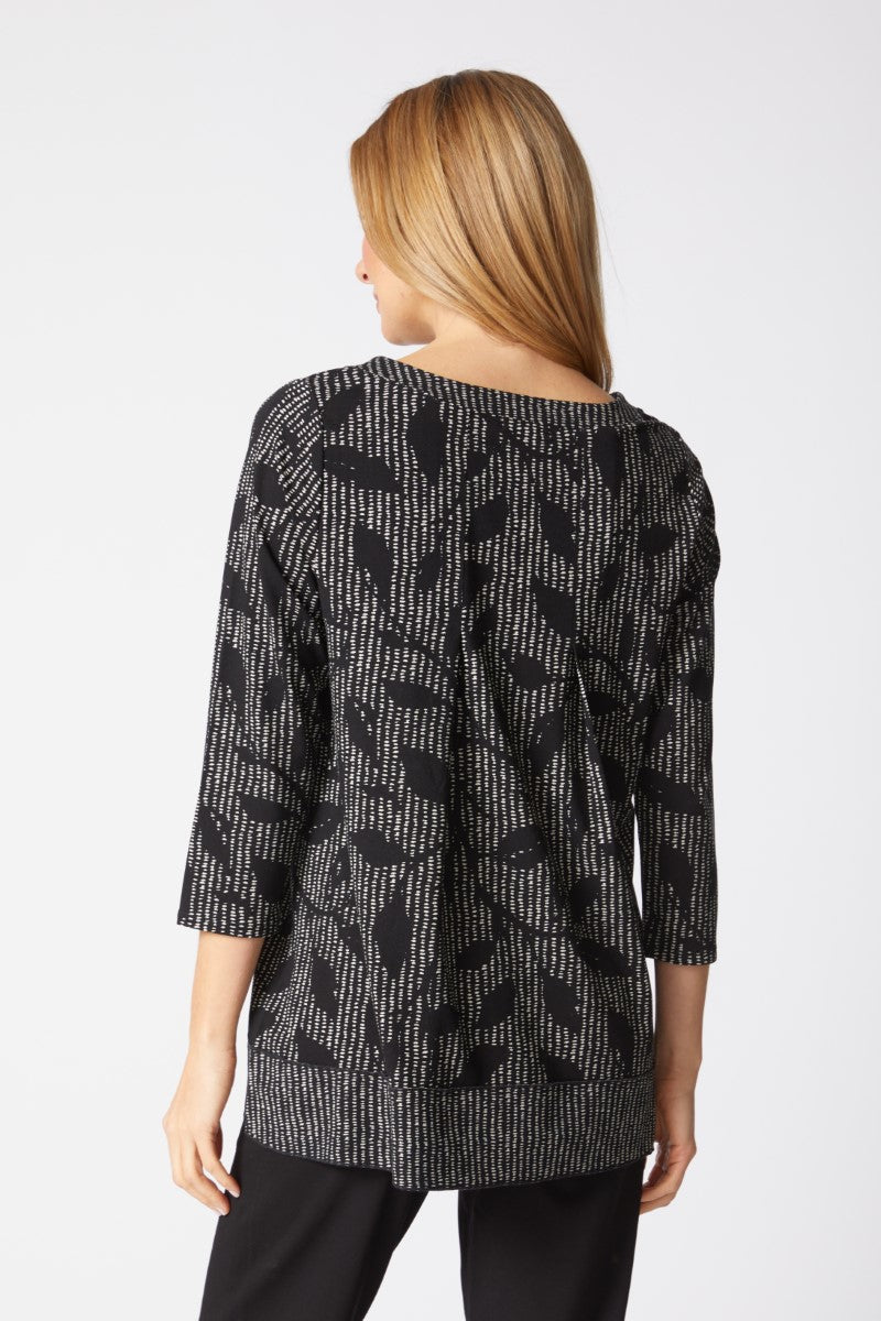 Habitat | Core Travel Mix Pleat Back Tunic - Dove