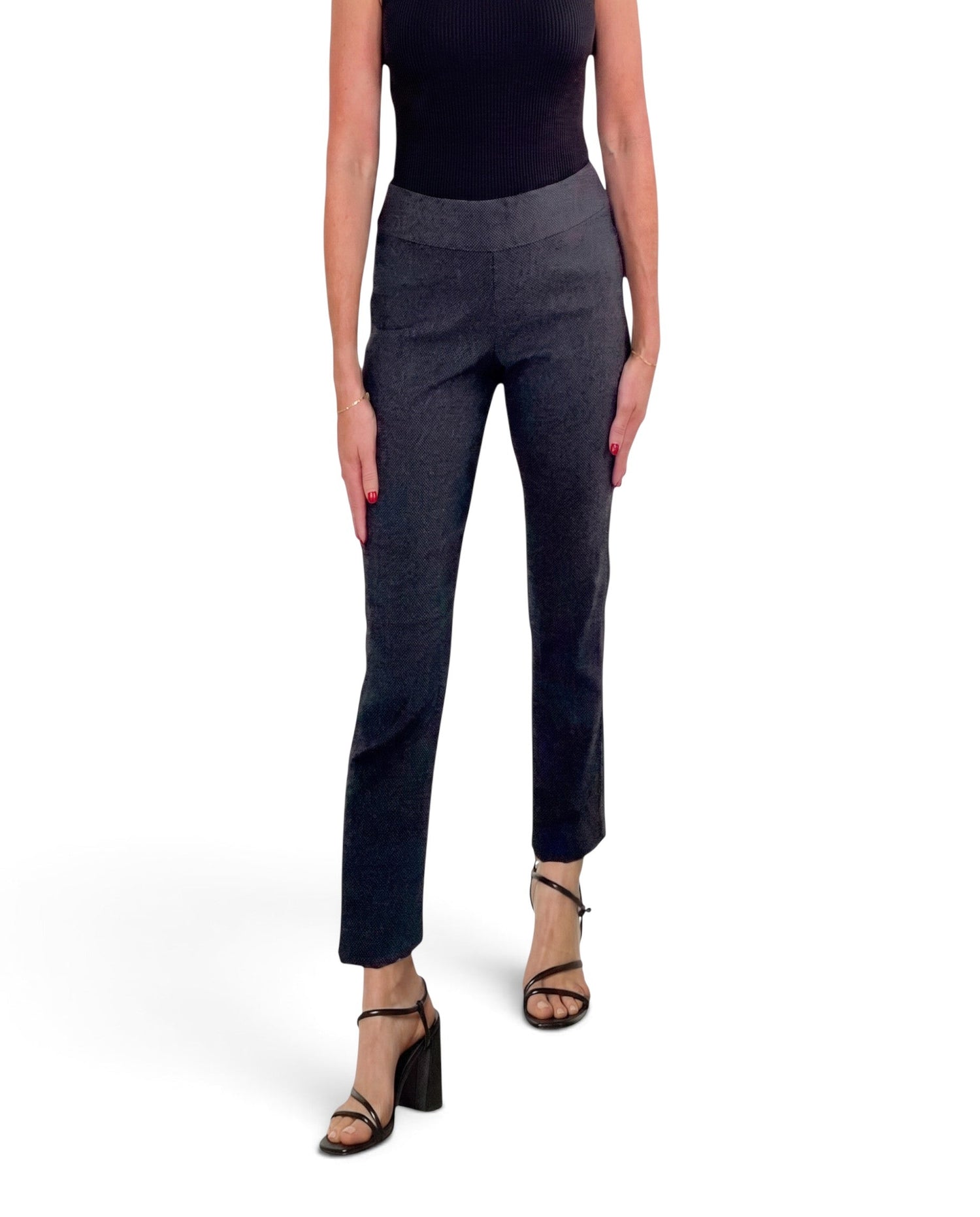 Krazy Larry P507 Pull on Pant - Gunmetal