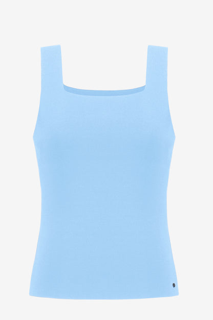 Square Neck Sleeveless Pullover