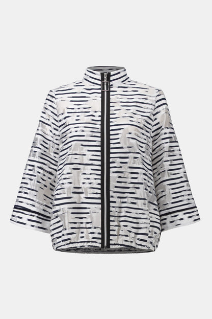 Striped Bomber Jacket