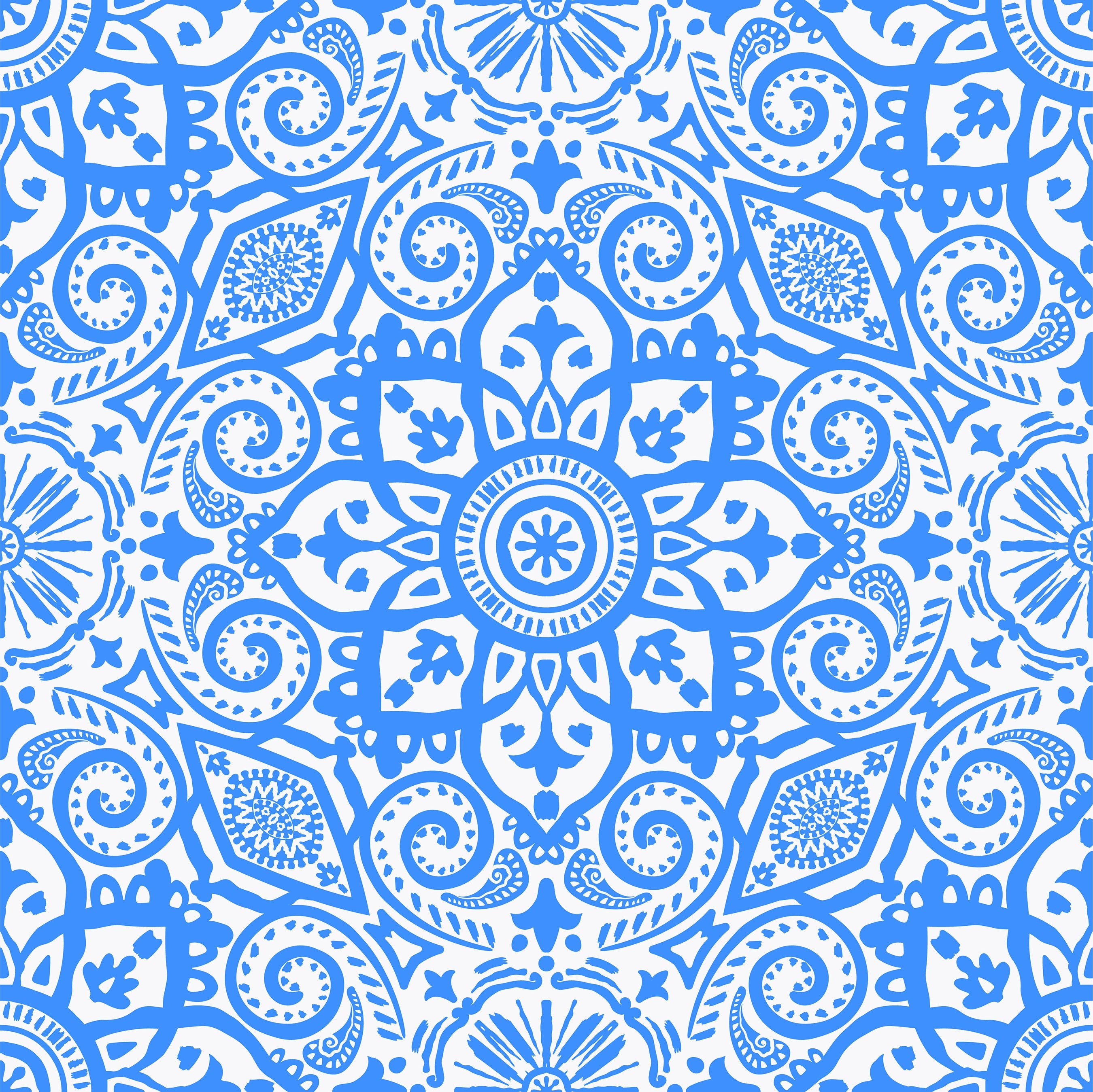 Venice Ruffle Hem Skort in Marrakech Express Blue