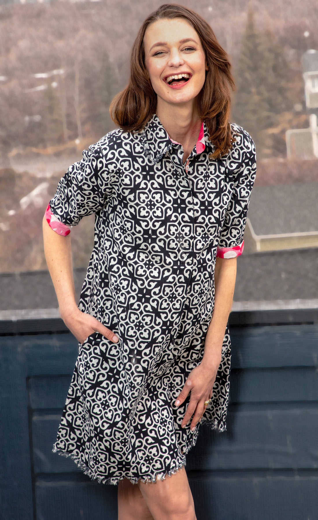 Chatham Black White Geo