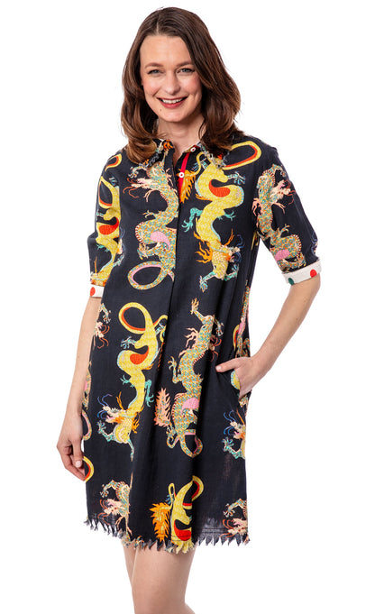Chatham Dress Black Dragon