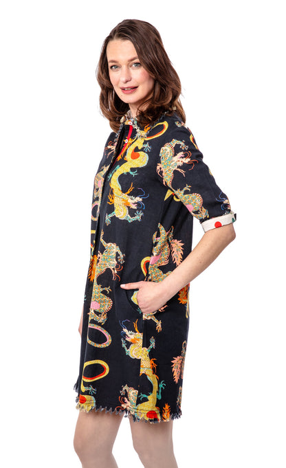 Chatham Dress Black Dragon