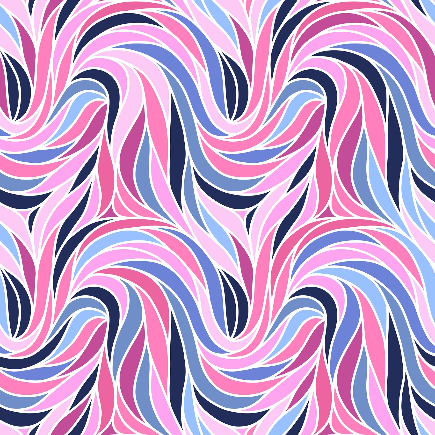 Kiawah Country Club Skort in Swirlee Girl Navy Pink White