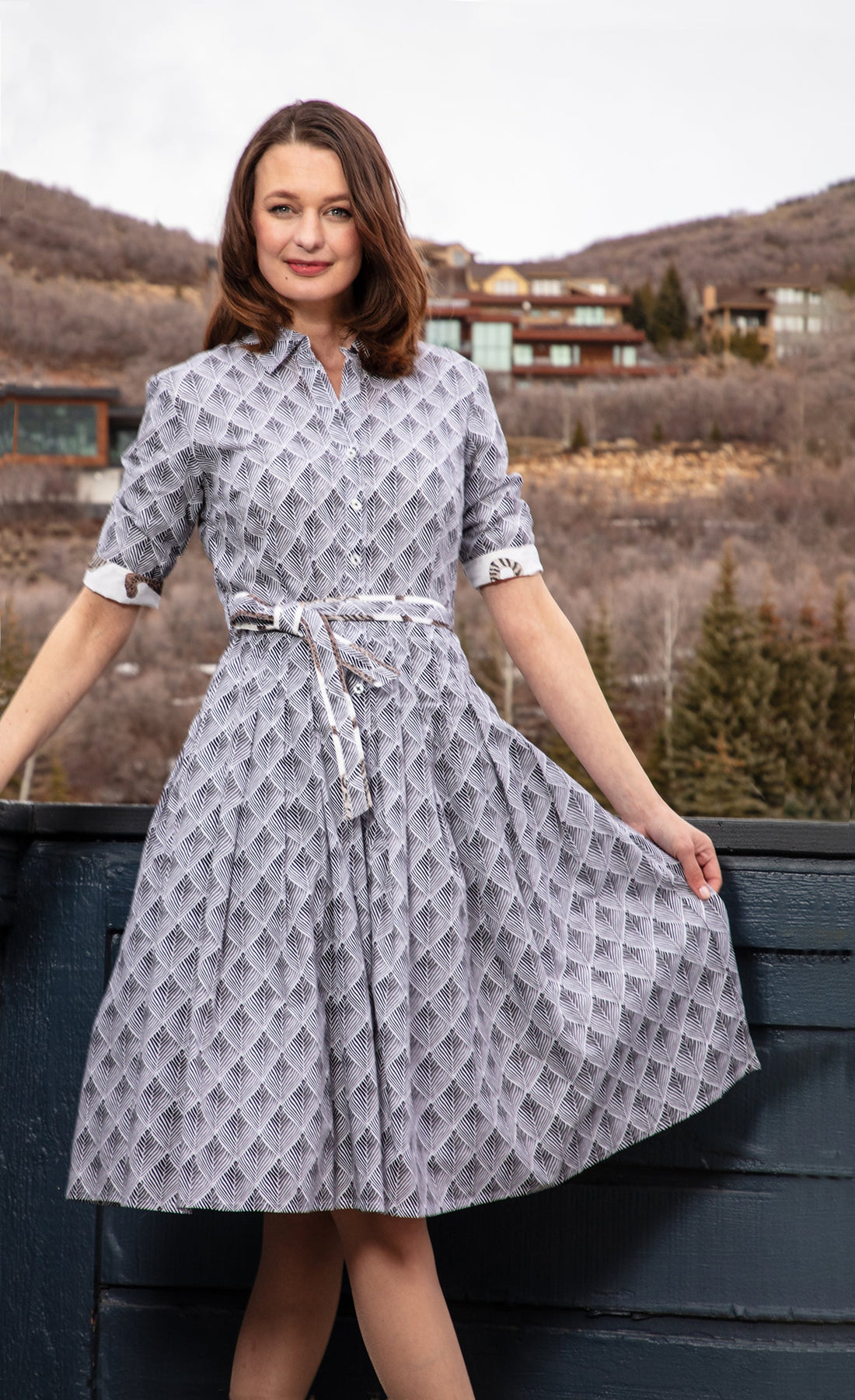 Mrs Maisel Black White Geometric