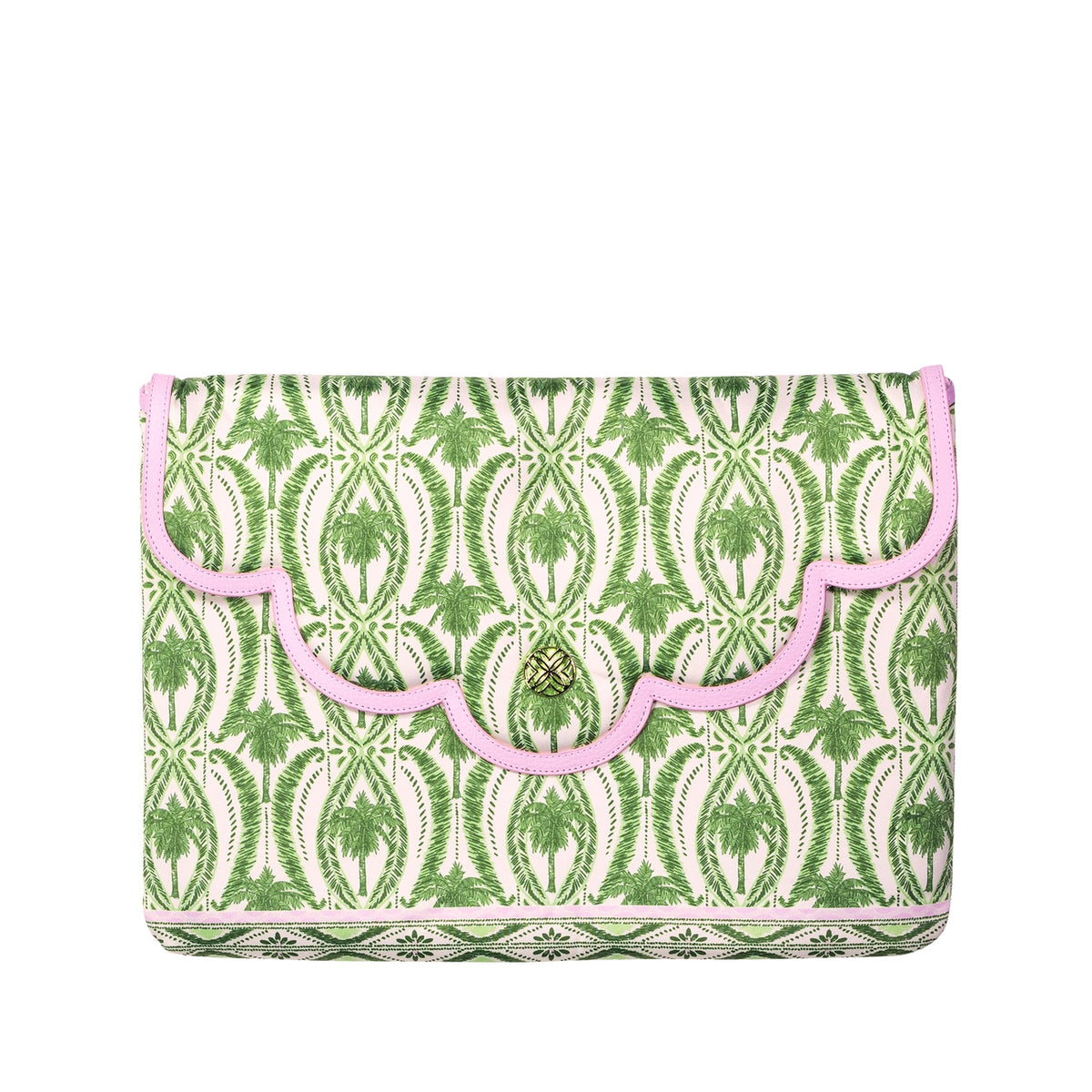 Laptop Sleeve, Textured Palm Stripe
