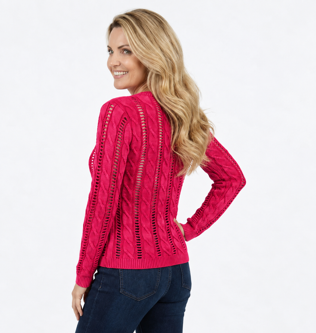 Cotton Cable Knit Sweater - Tutor