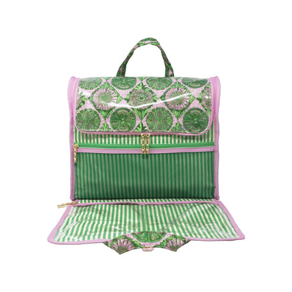 Hanging Toiletry Bag, Tropical Tiles