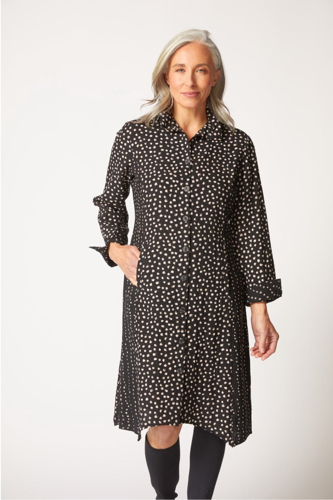 Habitat | Express Dot Mix Artist Dress/Duster