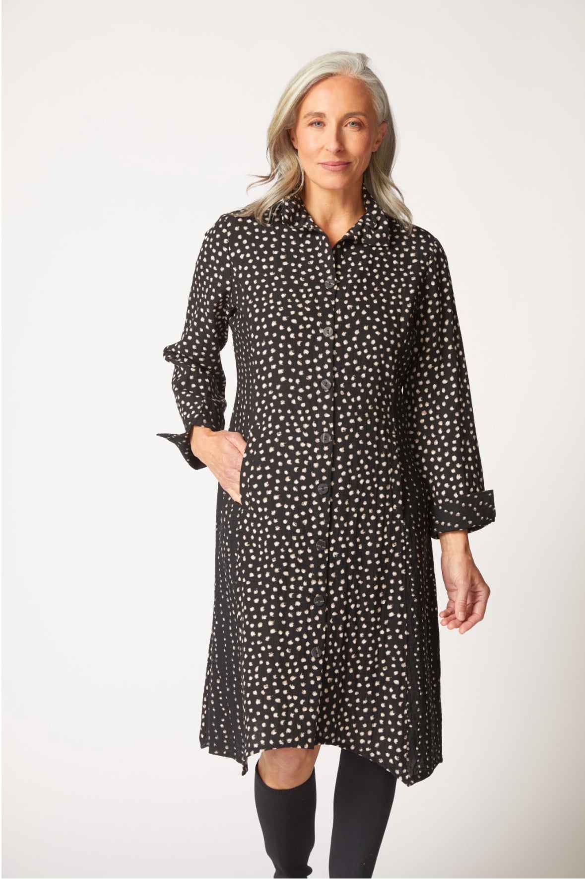Habitat | Express Dot Mix Artist Dress/Duster