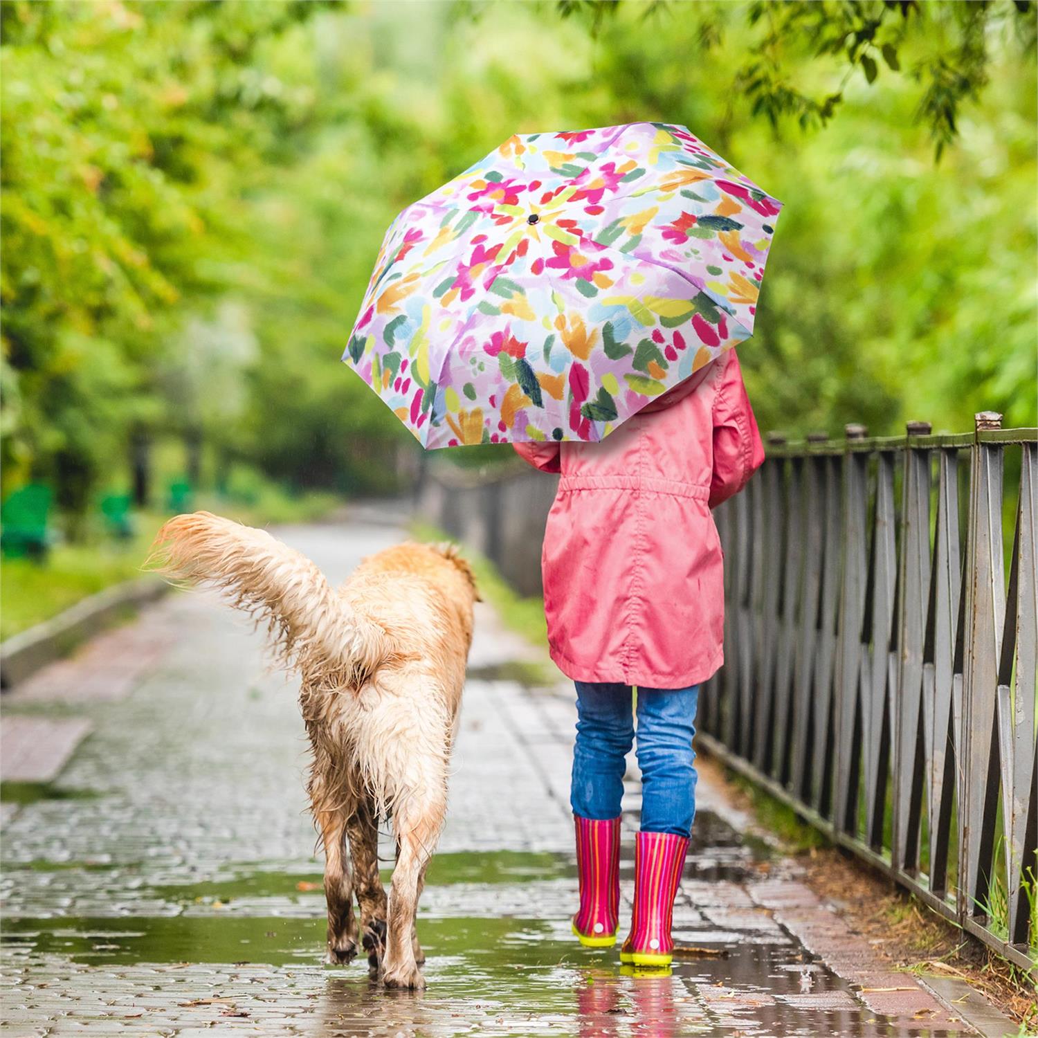 Bunny Blooms Umbrella