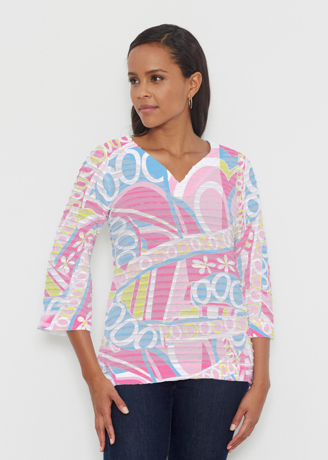 Whimsy Rose | Print Top