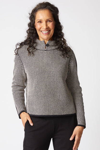 Habitat | Night and Day Button Collar Sweater
