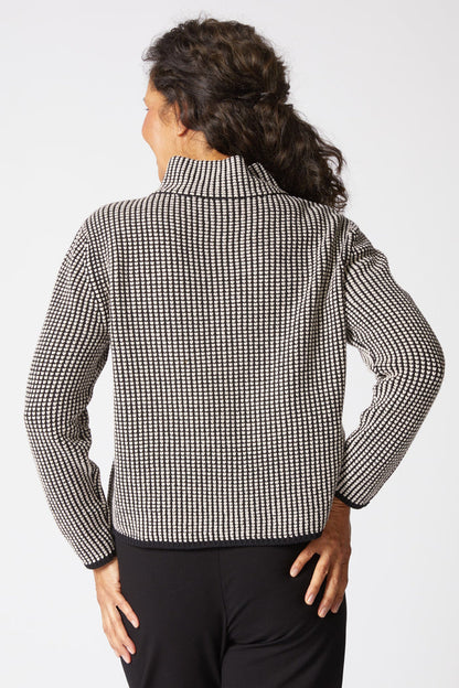 Habitat | Night and Day Button Collar Sweater