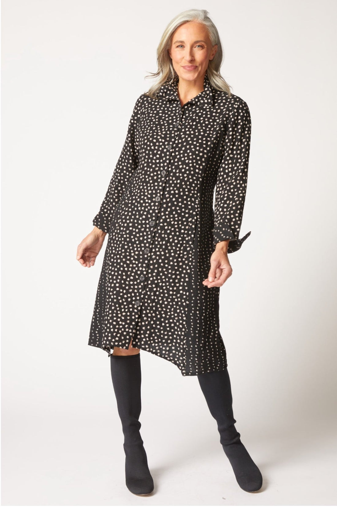 Habitat | Express Dot Mix Artist Dress/Duster