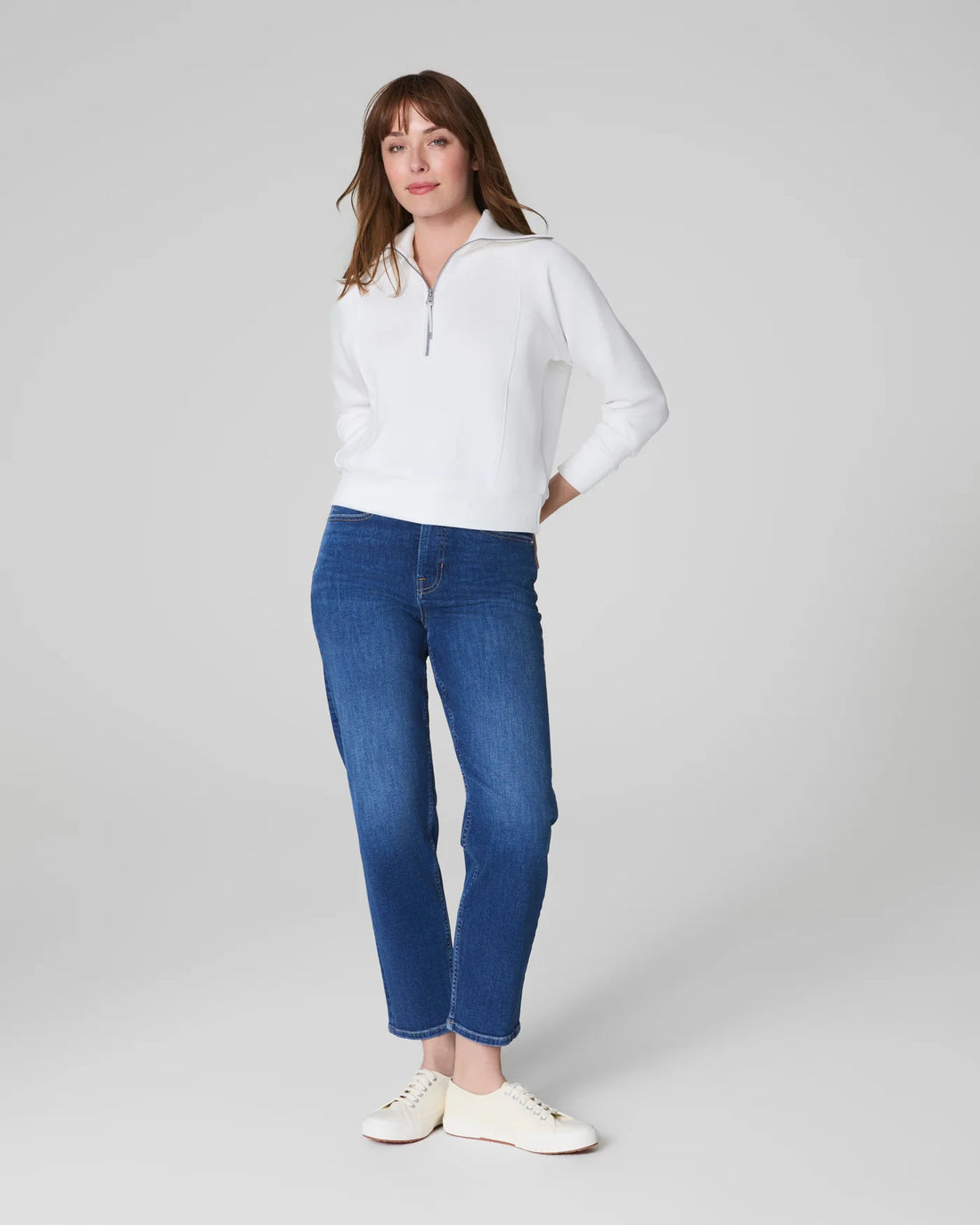 Spanx | Airessentials Half Zip Powder