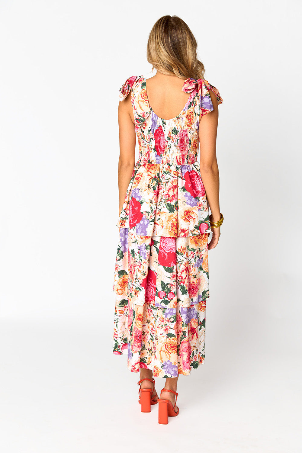 Drew Tiered Midi Dress - Love Story