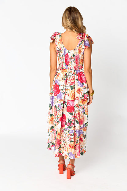 Drew Tiered Midi Dress - Love Story