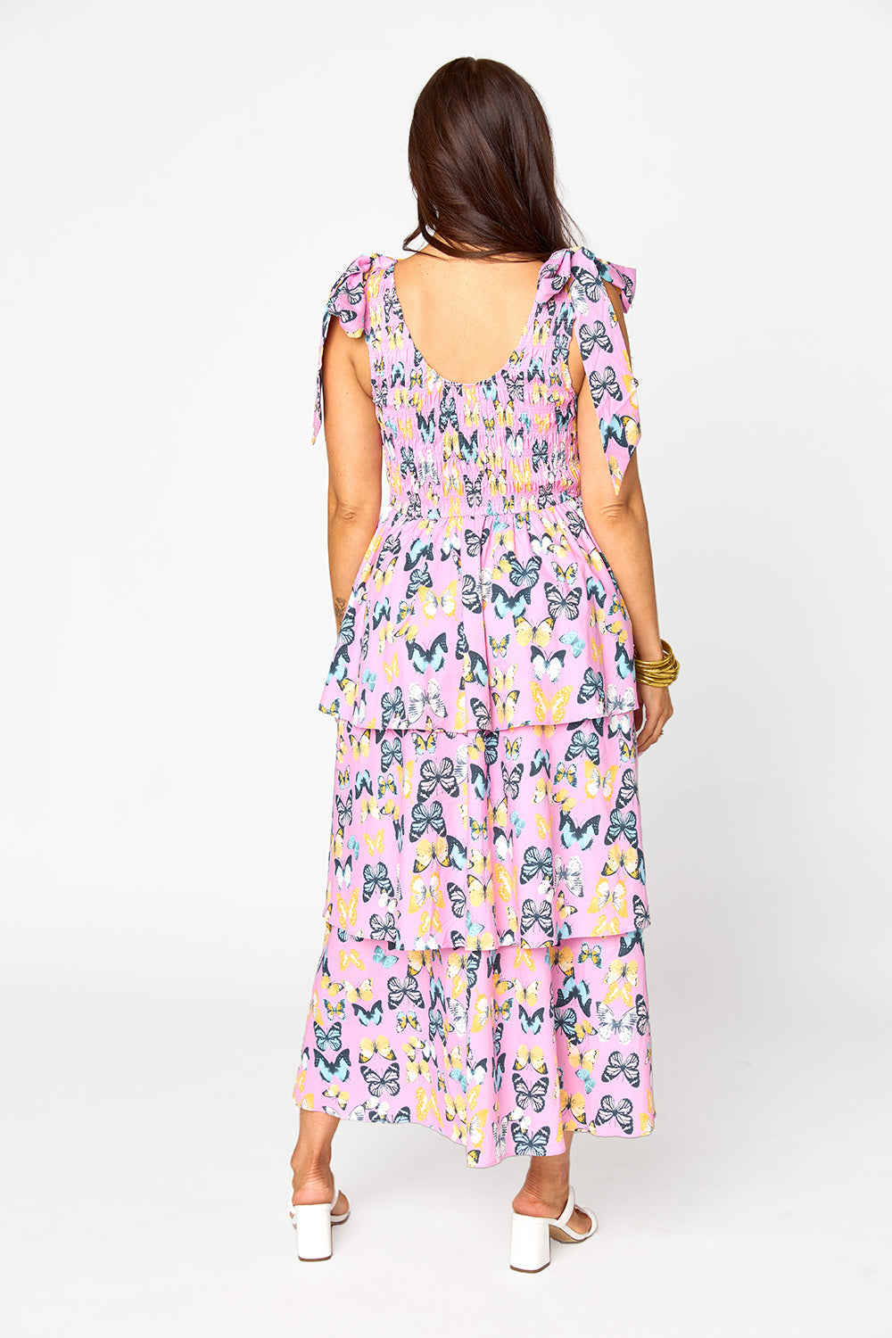 Drew Tiered Midi Dress - Feelin&