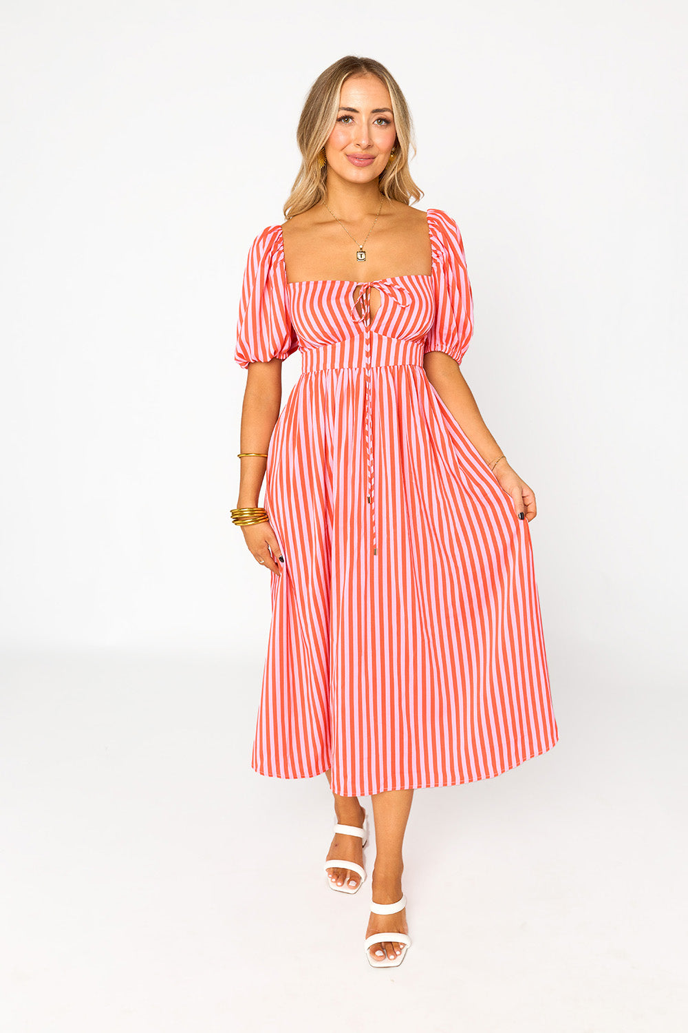 Olsen Midi Dress - Sun Glow