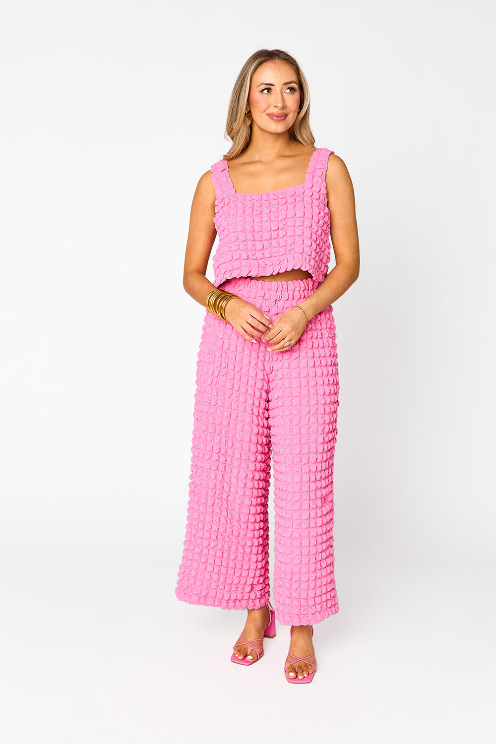 Meritt Two-Piece Set - Bubble Gum