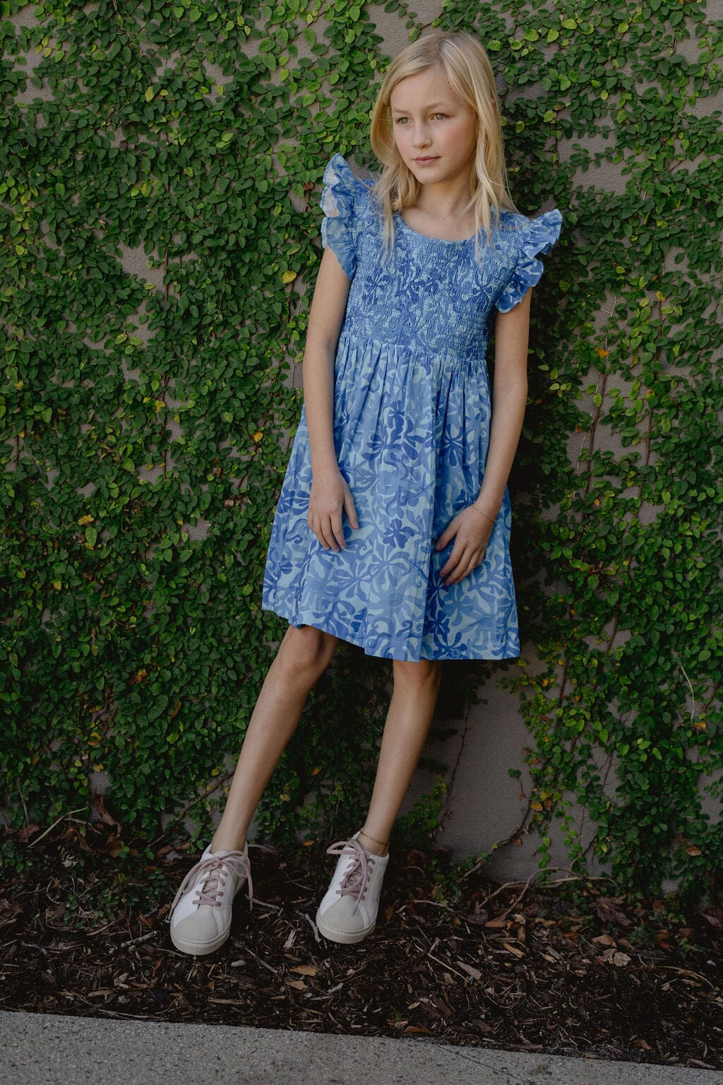Briton Court | Girls Olive Dress